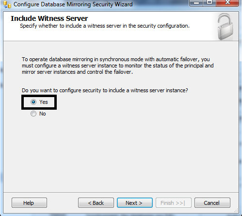 How to add or replace database mirroring witness to an existing Mirroring Database? (2/6)